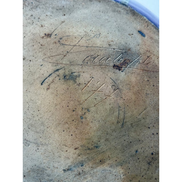 Stoneware Vase by Leon Pointu for Saint Amand en Puisaye, School of Crafts, 1920s For Sale - Image 6 of 7