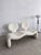 Djinn 2-Seater Sofa in Creme Bouclé by Olivier Mourgue for Airborne, 1970s For Sale - Image 6 of 13