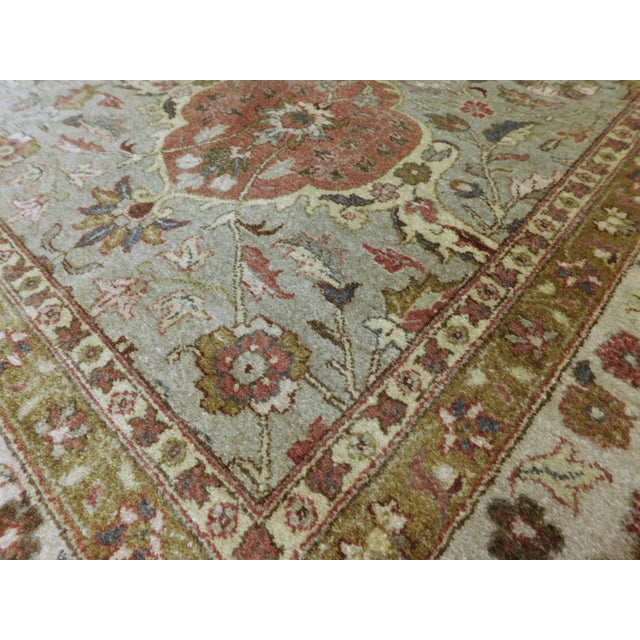 Traditional Hand Knotted Rug in Soft Color. For Sale - Image 3 of 18