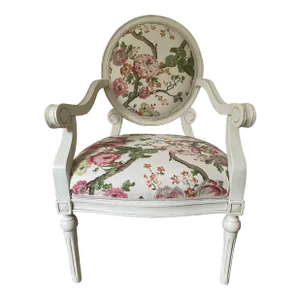 1990s Vintage French Bergere Chair