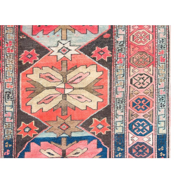 Tribal Early 20th Century Persian Kazak Rug For Sale - Image 3 of 15