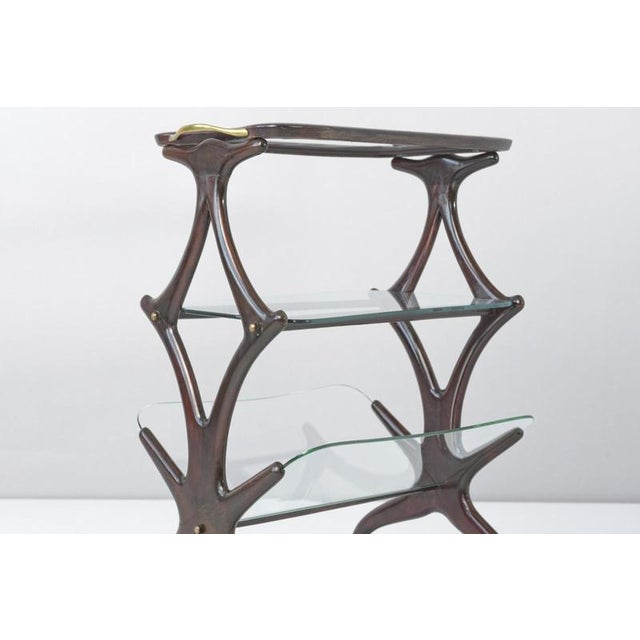 Table on Castors by Cesare Lacca for Cassina, Italy, 1955 For Sale - Image 10 of 13