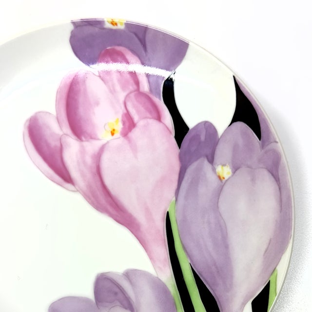 Mikasa Fine Porcelain 'Vogue' Tulip Plates - Place Settings for 4/Set of 8 For Sale - Image 10 of 12