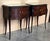 Early 20th Century Italian Art Deco Pair of Bedside Tables in Mahogany For Sale - Image 17 of 18