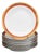 Set of Eight Richard Ginori Porcelain Bread and Butter Plates For Sale