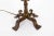 Chestnut Early 20th Century Wrought Iron Table Lamp For Sale - Image 8 of 10