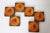 Fat Lava Wall Lights in Orange and Brown, Germany, 1970s, Set of 6 For Sale - Image 11 of 16