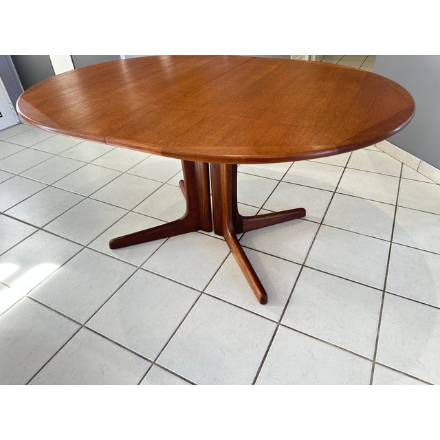 Scandinavian Extendable Dining Table in Teak attributed to Niels Otto (N. O.) Møller for CS Mobelfabrik, Denmark, 1960 For Sale - Image 11 of 18