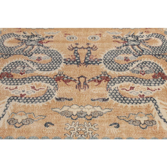 Rug & Kilim Rug & Kilim’s Oversized Double Dragon Rug, 13x19 For Sale - Image 4 of 7