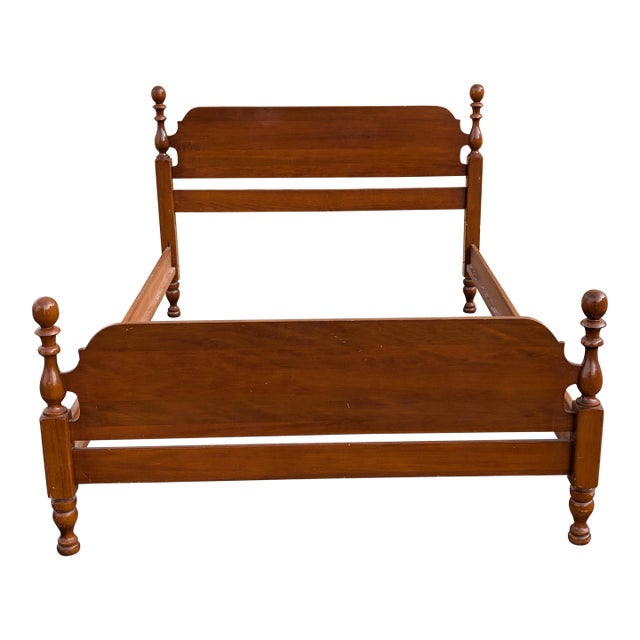 Vintage Full Size Cannonball Poster Bedframe For Sale