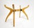 Mid-Century Modern Sculptural Mid-Century Modern Glass-Top Dining Table with Curved Wood Base For Sale - Image 3 of 18