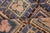 Tan Doris Leslie Blau Vintage American Hooked Geometric Warm Tan Rug Patchwork For Sale - Image 8 of 8
