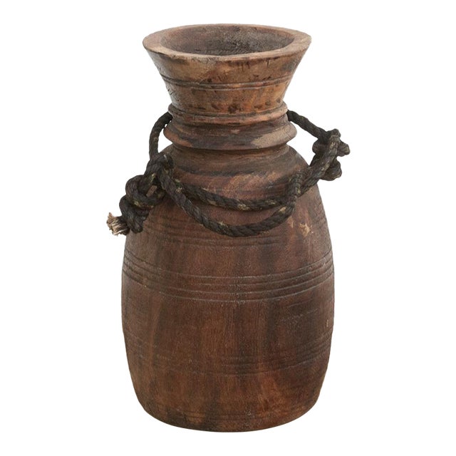 Hand-Turned Vintage Kitchen Vessel For Sale