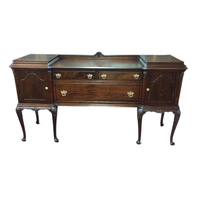 Antique Sideboard Buffet, Art Deco Credenza For Sale