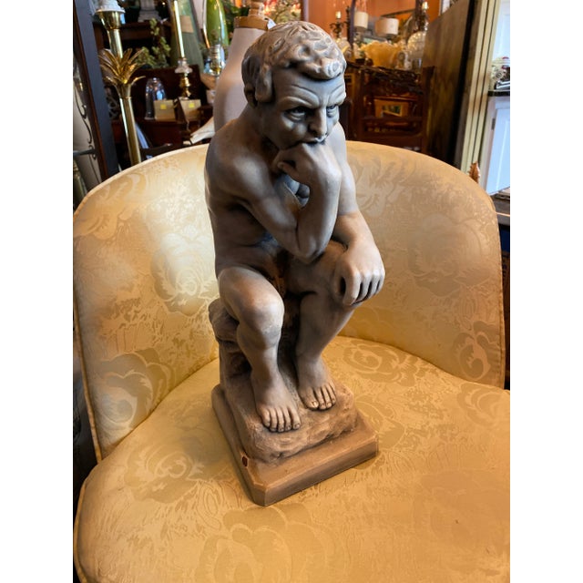 1960s Rodin the Thinker For Sale In Nashville - Image 6 of 6