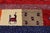 1990s Moroccan Tribal Rust/Blue Wool Rug - 8'9'' X 12'4'' For Sale - Image 5 of 10