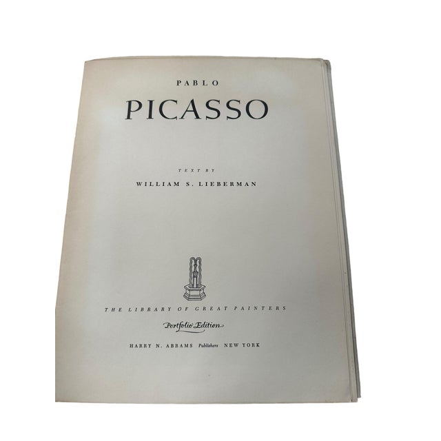 Picasso Collectable Antique Coffee Table Book of Lithographs/ Bookplates ready to frame. 1950's