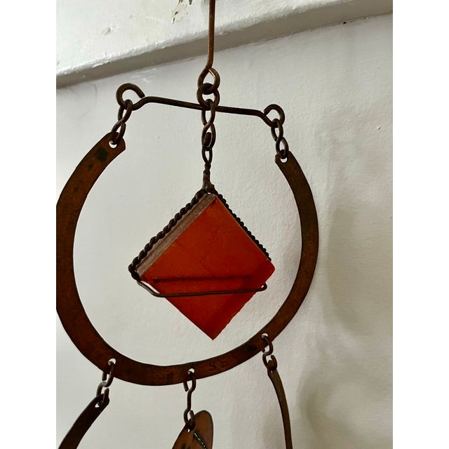 Mid-Century Modern Pair of Vintage Brass Mobiles For Sale - Image 3 of 14