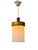 Mid-Century Modern Murano Pendant Lamp in Bronze and Milk Glass, 1960s For Sale - Image 12 of 13