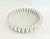 2000 - 2009 Fluted White Marble Bowl 12" X 3.5" For Sale - Image 5 of 7