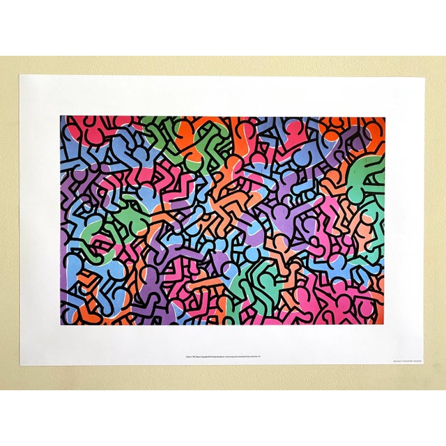 KEITH HARING アート作品 未使用 Keith Haring Untitled (Concentric Man) (Signed Print) 1989