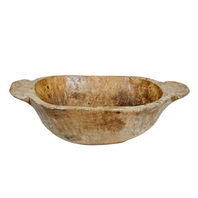 Early 20th century large wooden bowl circa 1900. Here we offer a large wooden bowl which would have been used to feed...