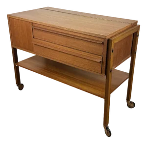 Mid-Century Modern Danish Storage Cart, 1960s