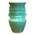 Vintage Turquoise Ceramic Pottery Vase For Sale