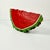 Wood Vintage Folk Art Boho Chic Arts & Crafts Elm Wedge Watermelon Sculpture, Hand Carved, Painted For Sale - Image 7 of 12