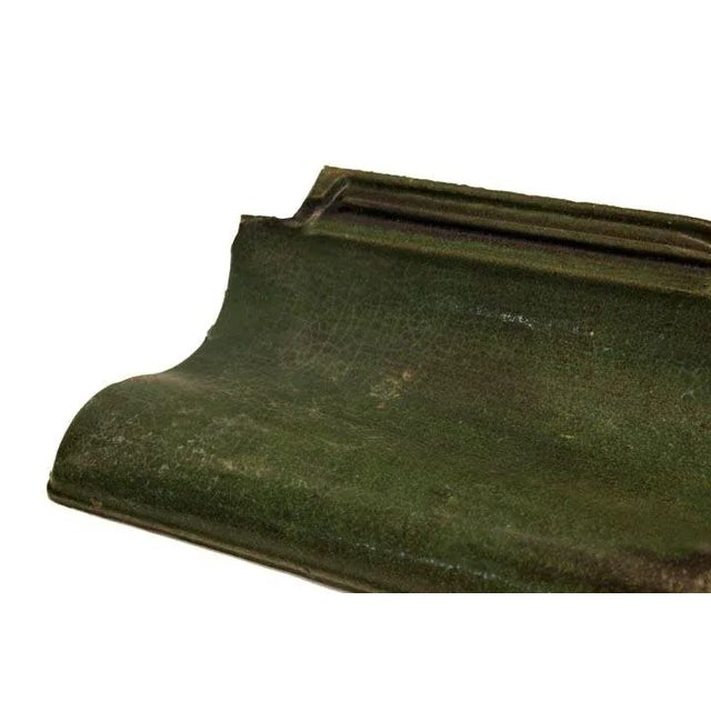 Terracotta Roof or Decorative Border Tile Olive For Sale - Image 6 of 9