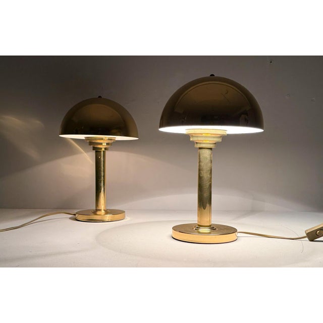 Art Deco Style Table Lamps from WSB Germany, 1970s, Set of 2 For Sale - Image 6 of 8