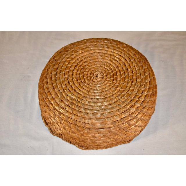 American Seagrass Basket, Circa 1920 For Sale - Image 4 of 5