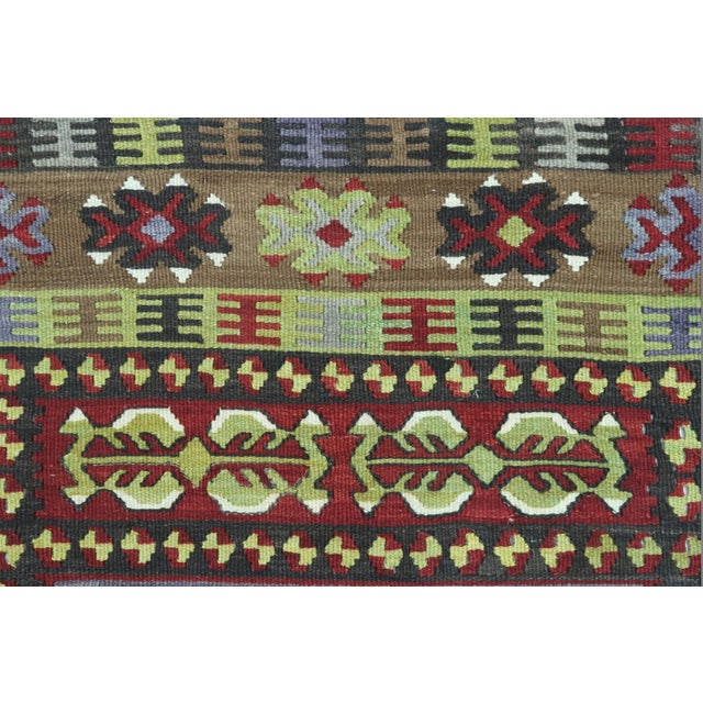 Vintage Turkish Yahyali Kilim Rug For Sale - Image 9 of 11