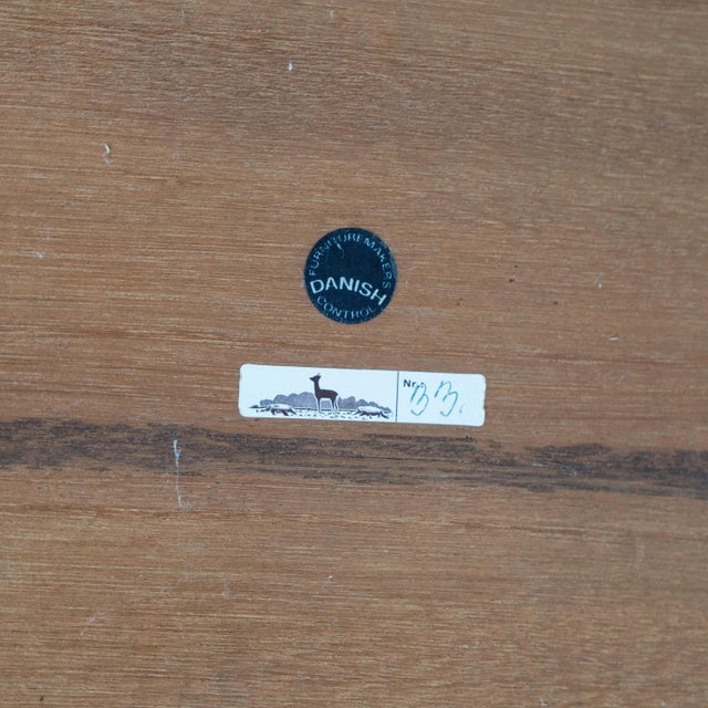 Wood Rosewood Coffee Table by Severin Hansen for Haslev Furniture, 1960s For Sale - Image 7 of 10