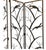 1930s Manner of Wilhelm (William) Hunt Diederich (German-American, 1884-1953), Art Deco Iron Floor Screen For Sale - Image 5 of 7