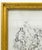 A striking 19th-century neoclassical engraving featuring two classical vignettes of mythological figures in motion,...