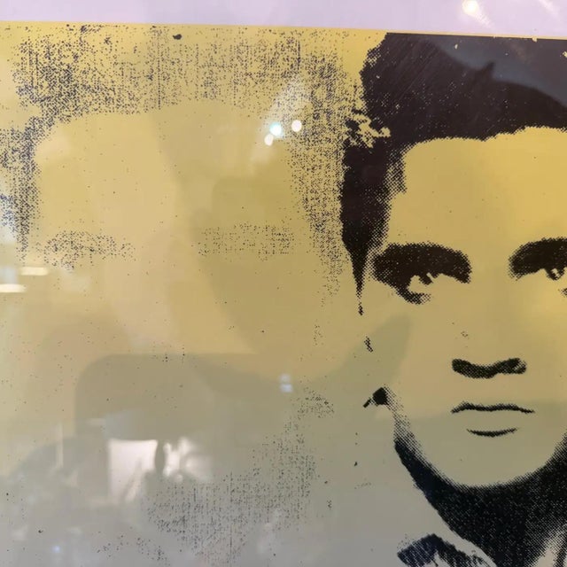 21st Century Framed Pop Art 22/100 Elvis Presley Lithography by Andy Warhol For Sale - Image 12 of 13