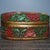 Chinese Vintage Chinese Carved Lacquer Heart Shaped Jewelry Box With Dragon Phoenix & Peony Relief For Sale - Image 3 of 9