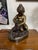 Traditional Vintage Bronze Style Sculpture of Child Bathing Dog Figurine – Classical European Style Statue For Sale - Image 3 of 12