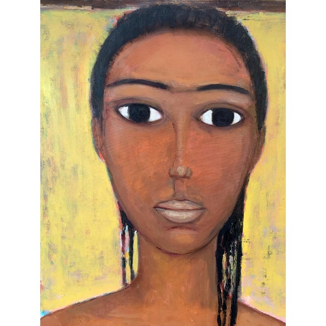 Marlena Nizio, Portrait of Kenyan Woman, Oil on Canvas, 2007 For Sale - Image 3 of 4