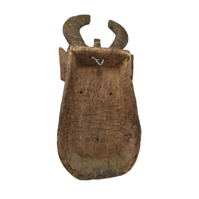 Wood Early 20th Century Toma Wood Mask Landai Guinea For Sale - Image 7 of 8