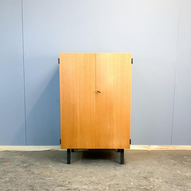 A true classic of bauhaus design. The "hfs 2" television cabinet is a design by professor herbert hirche, a long-time...