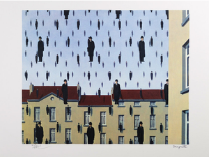 René Magritte, Golconde, Lithograph