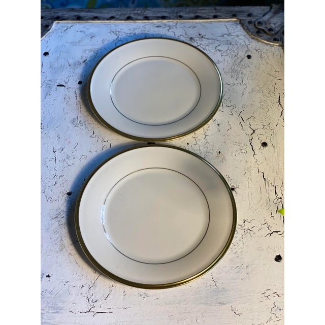 Vintage Lenox Eternal Bread Plates- Set of 2 For Sale - Image 10 of 10