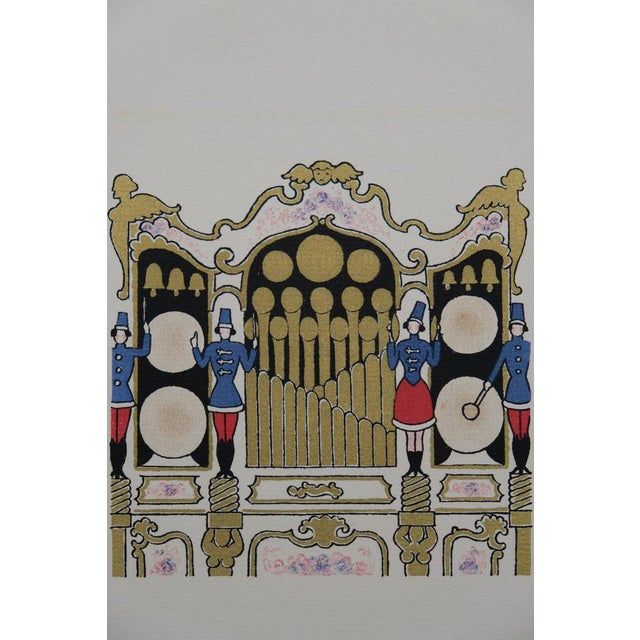 Modern Lucien Boucher, L'orgue, Lithograph For Sale - Image 3 of 6