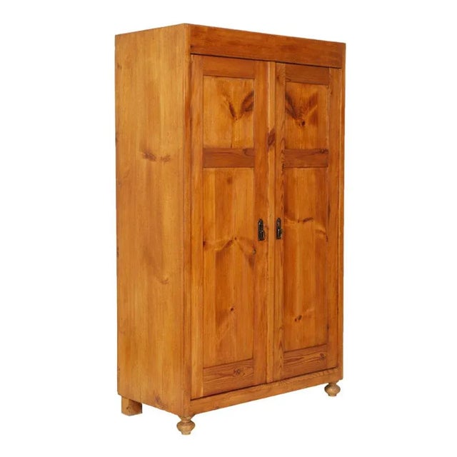 Antique Country Cupboard Wardrobe For Sale - Image 5 of 5