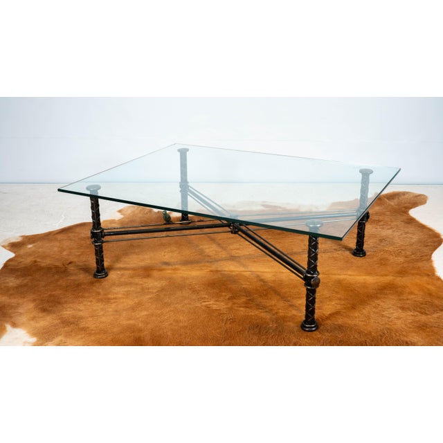 1980s Giacometti Style 'Iron Bird Cocktail Table' by Ilana Goor, Signed For Sale In Boston - Image 6 of 12
