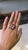 Modern Set in 18k Gold, Natural Morganite, Rubellite & Rose Cut Diamonds Cocktail Ring, Size 6 For Sale - Image 3 of 6