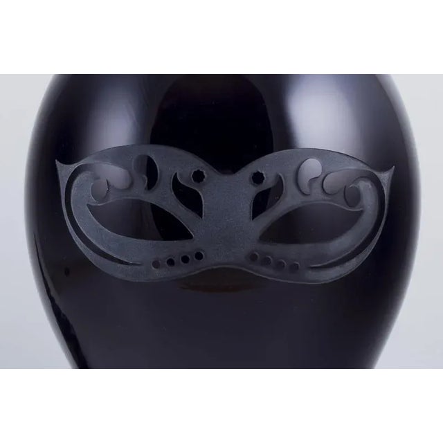 Black Murano Glass Floor Vase by Roberto Cavalli, 2000s For Sale - Image 3 of 10
