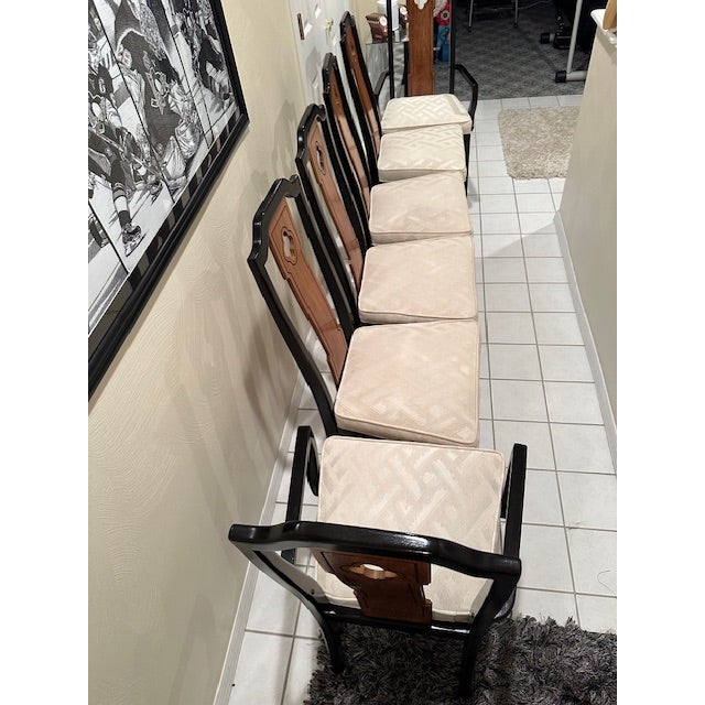 1970s Thomasville Embassy Collection Dining Chairs- Set of 6 For Sale - Image 9 of 11